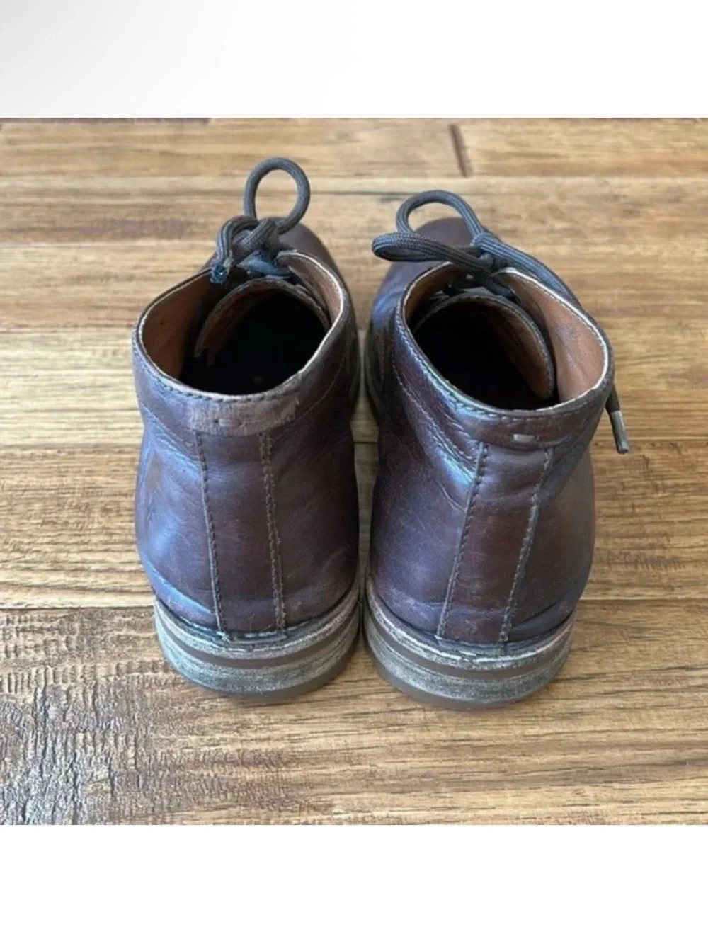 Frye Leather Chukka Boots Brown Distressed Mens Size 9